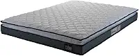 Colchão Casal Queen Espuma D33 Pillow Top Millenium 158x198x19cm Hellen (Cinza/Branco)