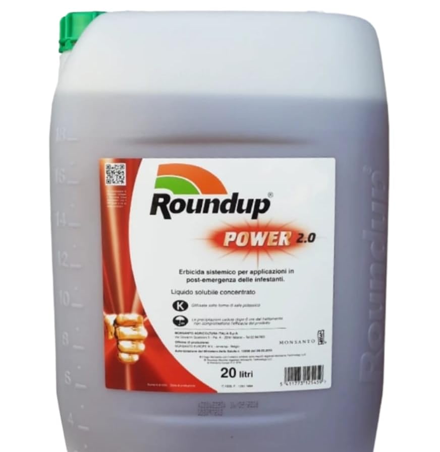 Roundup Power 2.0 20 Lt Diserbante Erbicida Sistemico per le Infestanti