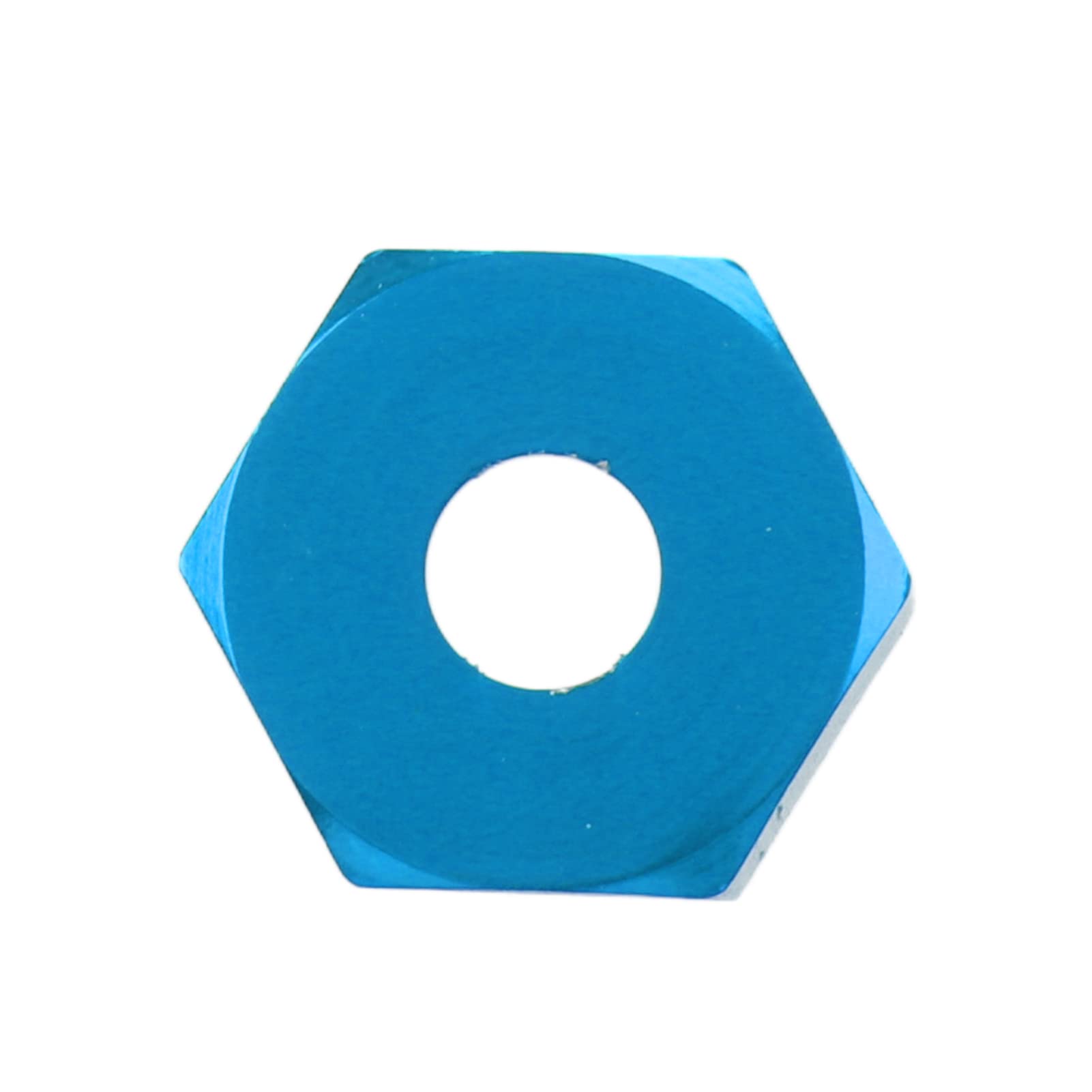 VGEBY Set 4 Dadi Esagonali Per Ruote RC – Alluminio Blu, Per Auto 1/14 WL 144001, Spessore 4mm - 2