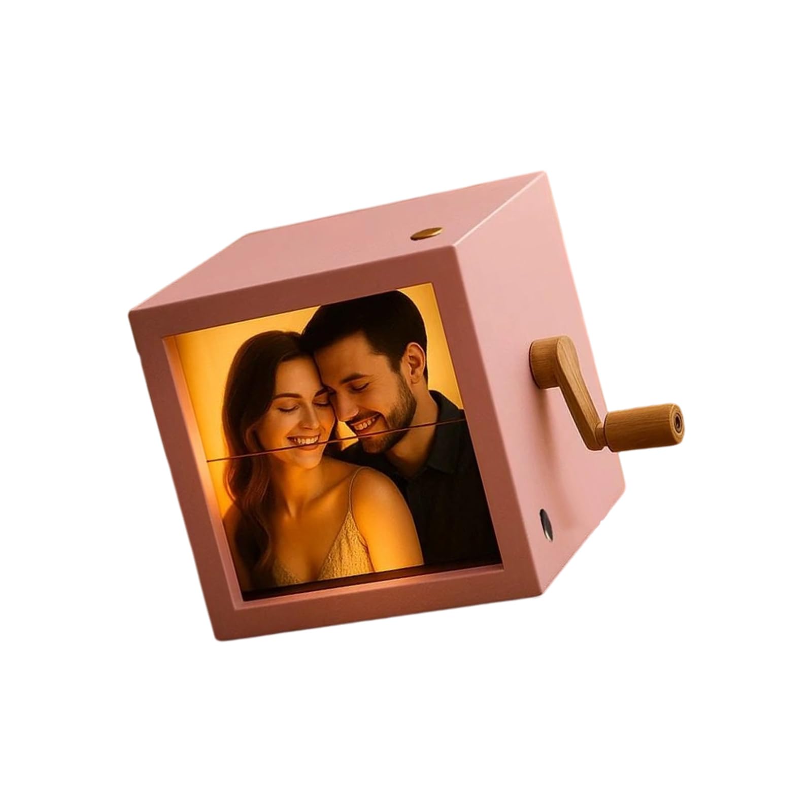 Mechanical Flipping Photo Book Offering LED Lighting and Memories Engravings Texture Suitable for Various Occasion Photo Flipping Book