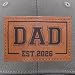 Leather Dad est 2026 Trucker Hats for Men, Father's Day Birthday Gifts Papa, Adjustable Limited Edition World's Best Grandpa Baseball Cap Gray