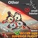 BEZGAR HQ057X RC Fighter Airplane丨Mini Drone Remote Control Jet Plane Stunt Drone for Adults & Kids Toy with Light Gift for Kids Beginner Red