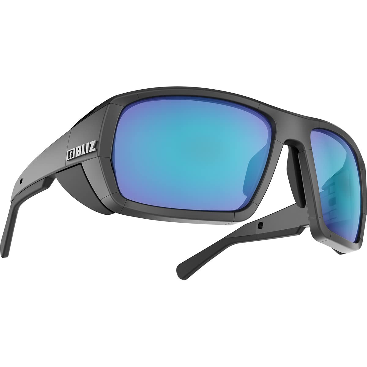 Bliz Peak Photocromic Sportbrille, matt black-brown blue multi
