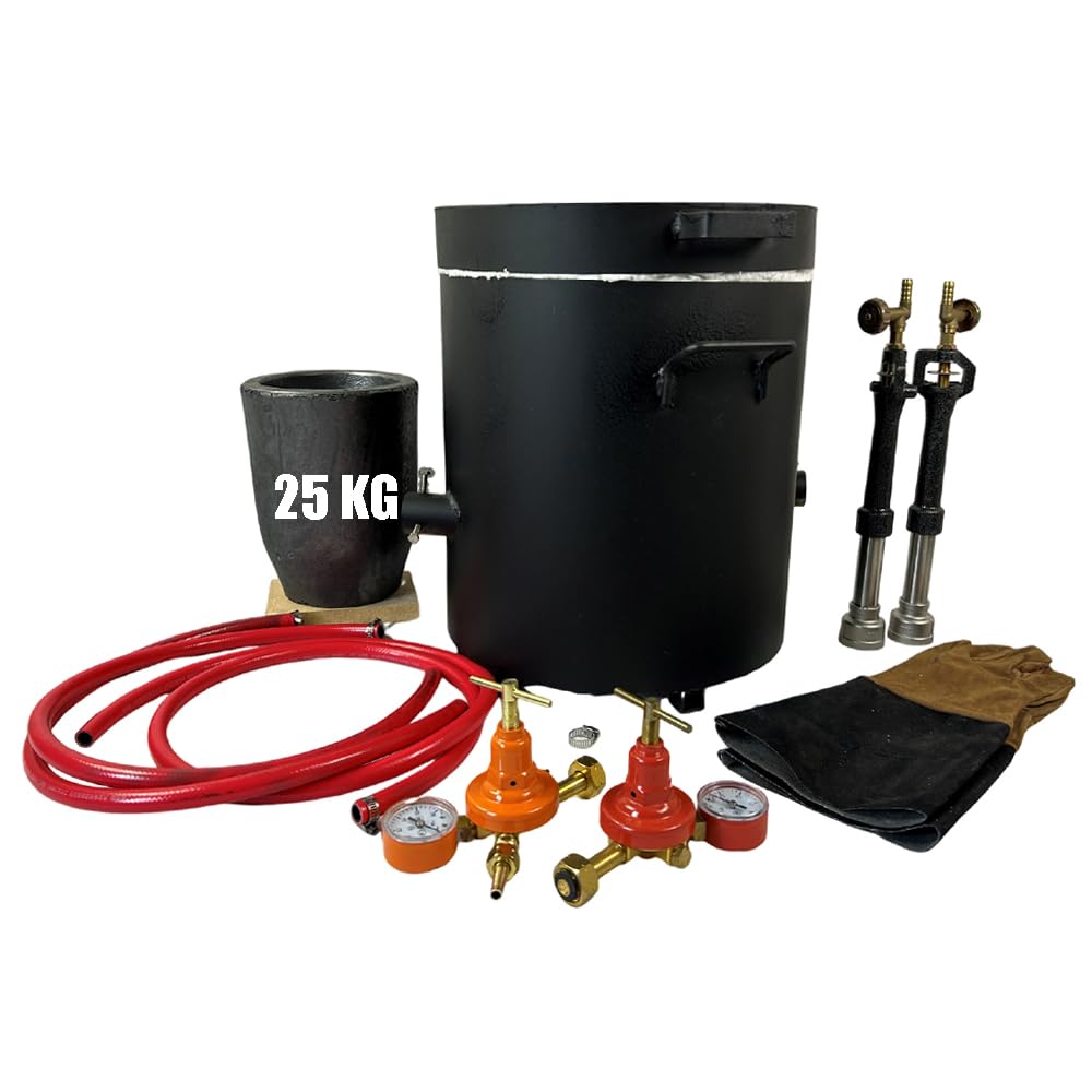 Kit Fornace A Propano Da 28 Libbre/12,8 Kg Con Crogiolo E Pinze - Foto 4