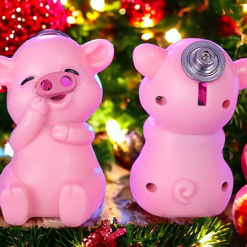 Encendedor doble llama recargable de butano rosa miniatura 2