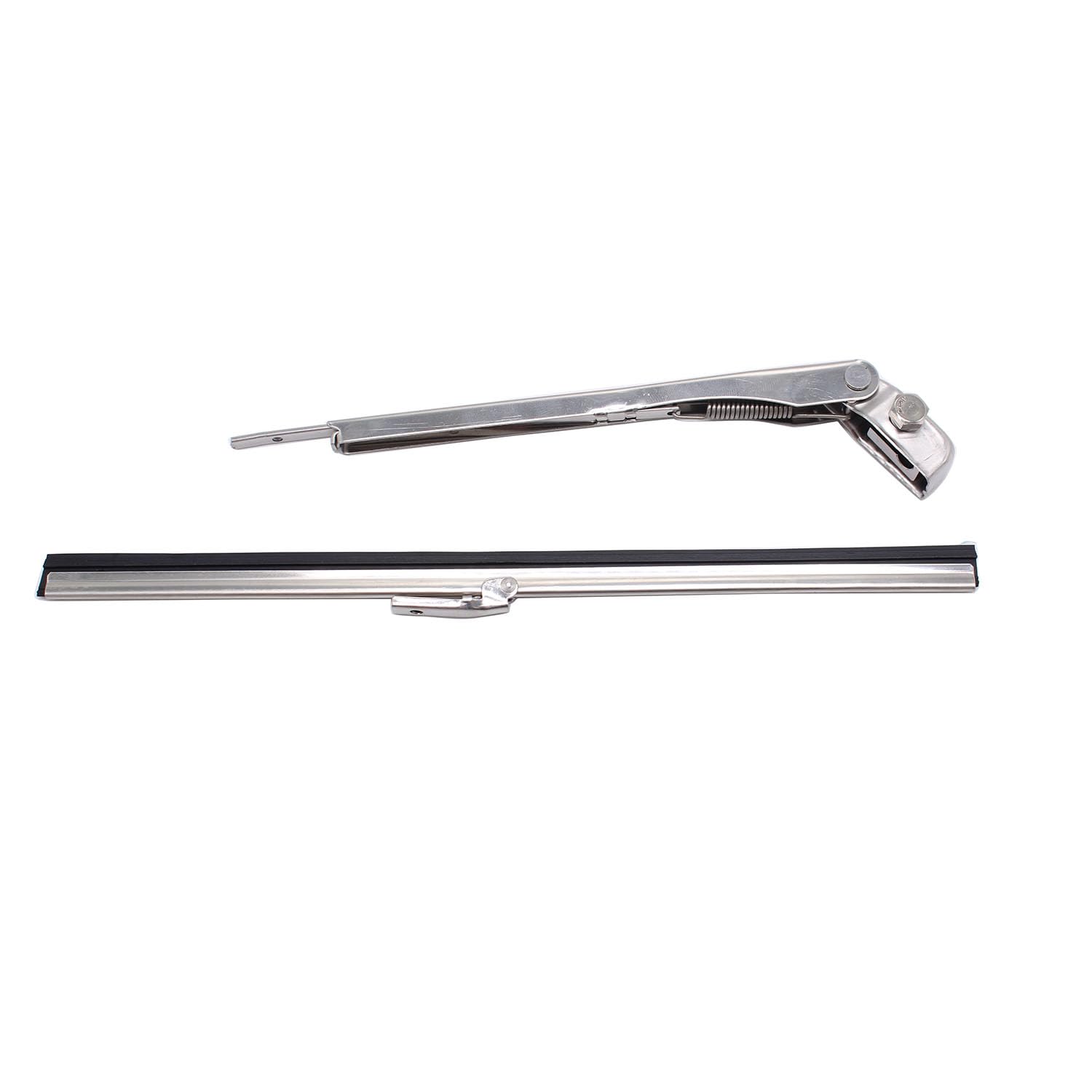 Photo 1 of 2 pcs/set SHLPDFM 11" Windshield Wiper Arm+10" Rubber Blade Universal Fits for Hot Rat Rod Street Boat Jeep Chevy