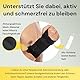 BraceUP Handgelenkstütze mit Metall Linke Hand - Handgelenkbandage, Handgelenk Bandagen, für SehnenscheidenEntzündung (S/M, Linke Hand)
