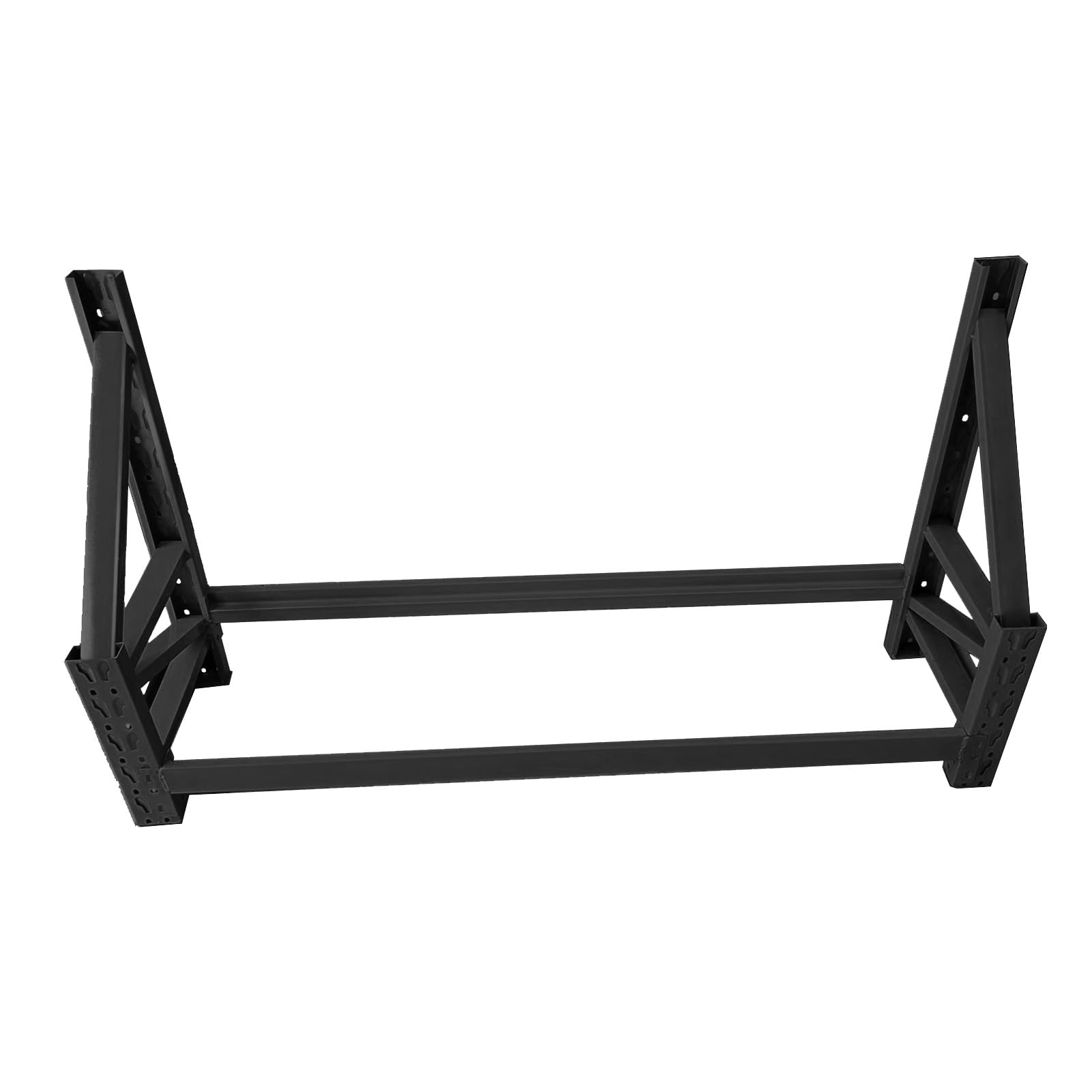 SDdPulse Supporto per pneumatici, supporto per pneumatici da parete, robusto supporto per pneumatici di scorta in acciaio regolabile in altezza, supporto salvaspazio per garage, 6 espositori per