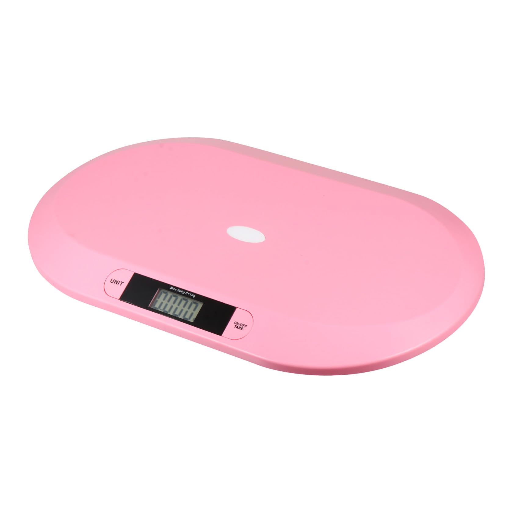 Bilancia Elettronica per Ragazzo Ragazza e Animali, Piatta 20kg Rosa