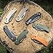 Klein Tools OGK001BKT KTO Resurgence Pocket Knife, D2 Tool Steel Tanto Point Blade, Black Handle, Utility Knife for Hunting, Hiking