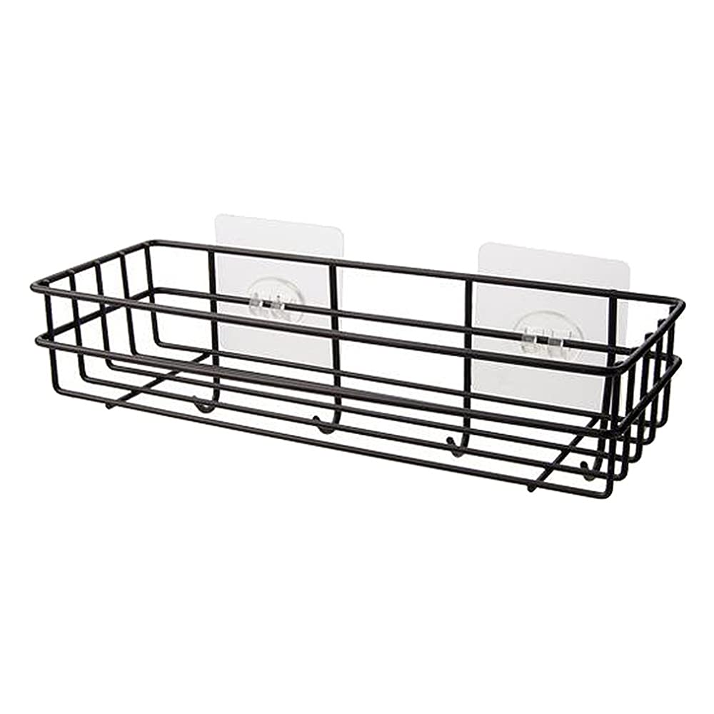 bathroom shelf, Bathroom Shower Hanging Shelf Holder Kitchen,Bedroom Makeup Storage Basket(B)