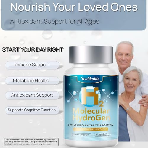 Hydrogen Water Tablets – H2 Molecular Hydrogen + Elemental Magnesium | Fast-Dissolving Antioxidant Supplement | 60 Tablets | Supports Brain Health, Energy & Cellular Function - Image 5