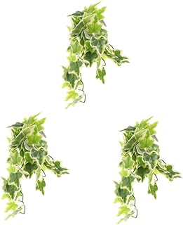 POPETPOP 3Pcs Planta De Simulação De Rastreador Reptisoil Plantas Anfípodes Para Tanque De Peixes Réptil Planta Falsa Planta Suspensa Videiras Decorações De Habitat De Répteis Plástico