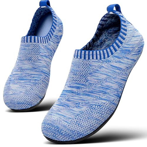 Sosenfer Pantoffels voor dames en heren, comfortabele platte pantoffels, antislip, gezellige...