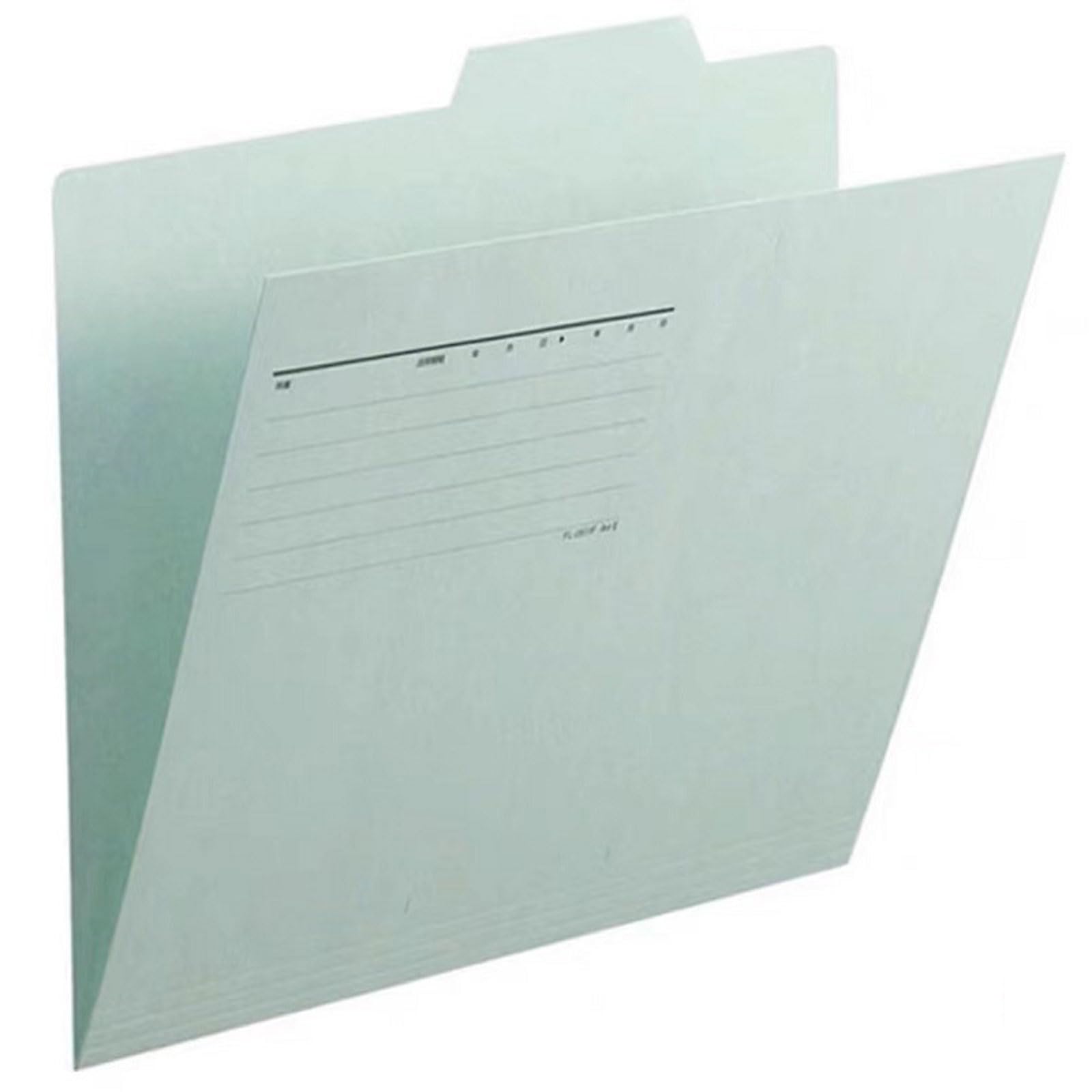 JUSKAQZYI 10-piece Paper Folder Single-piece Folder Classification Folder Suitable for Office Documents School Test Paper Storage