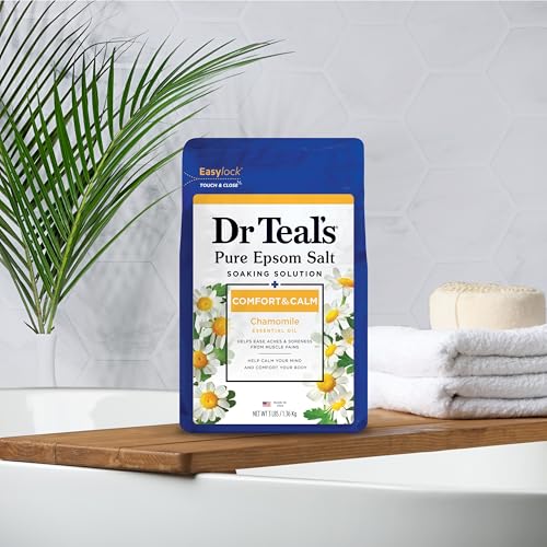 Dr Teal's Epsom Salt Soaking Solution, Chamomile, 48 Oz (Pack of 2) - image 7