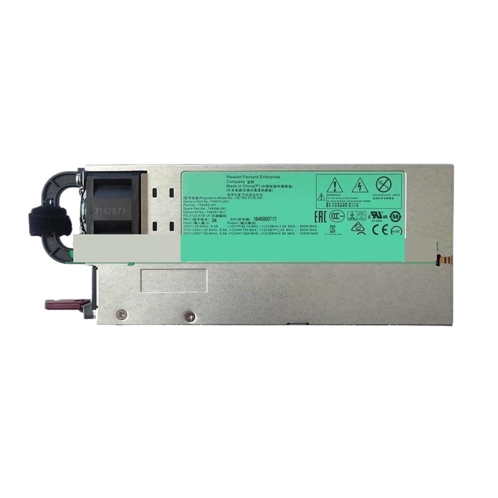 CLBSWYEJK 580 G8 G9 1200W Power Supply 746073-001 748896 748287-B21
