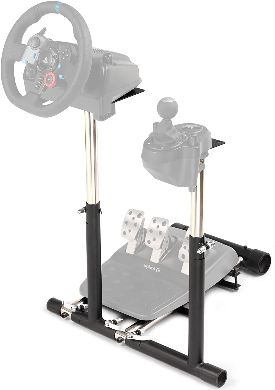 Buy LUCKRACER Racing Wheel Stand Gaming Steering Wheel, Pedals, Shifter Compatible with Logitech