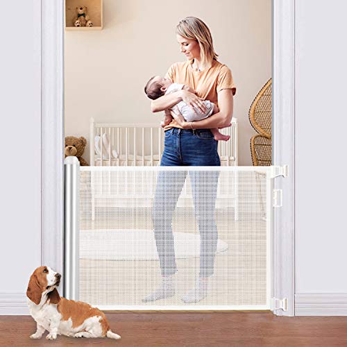 Buy Kinbor Baby Retractable Baby Gate Extra Wide Safety Gate and Pet