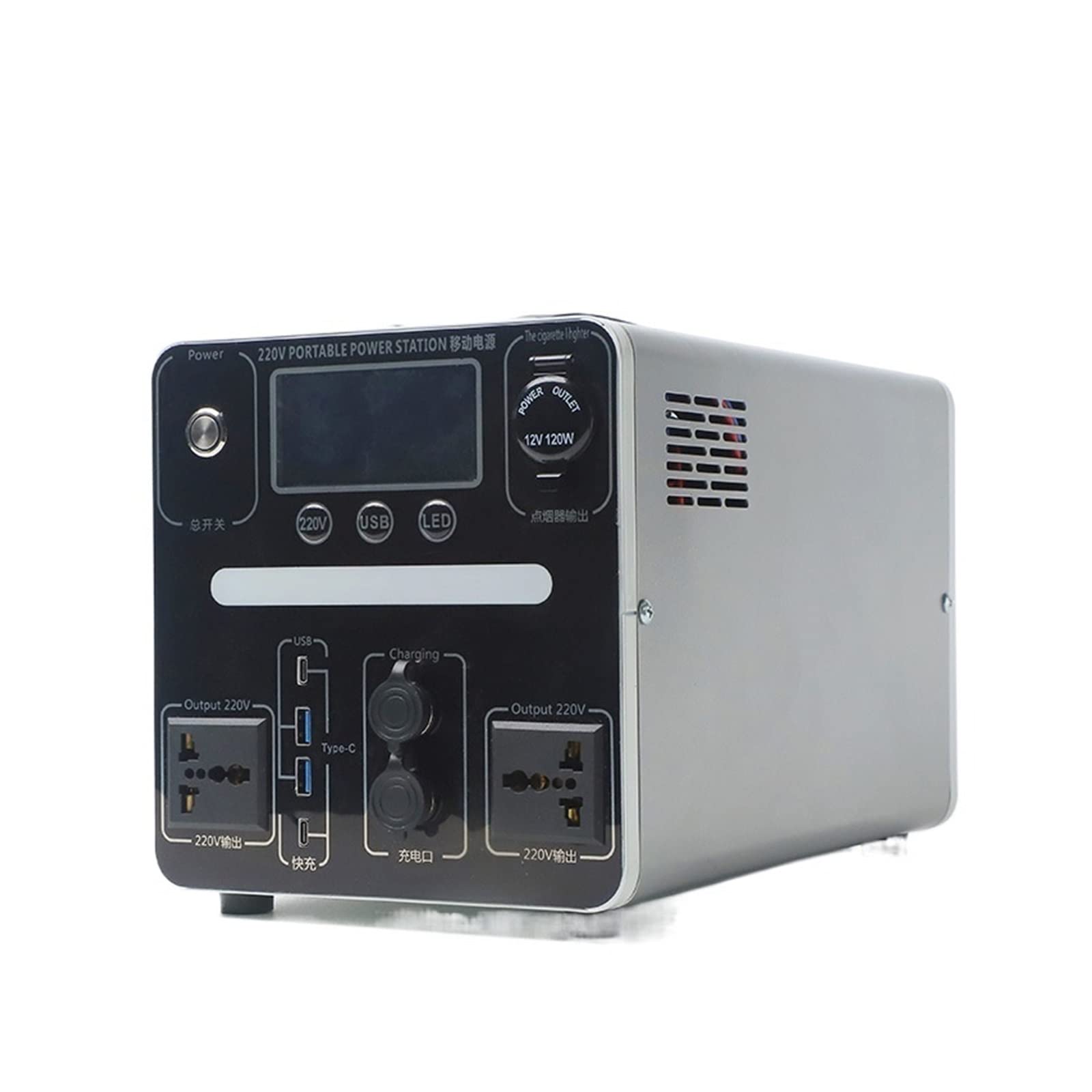 Centrale électrique Portable de Secours 800 W Générateur Solaire 1800 Wh Batterie PD60 W AC Alimentation de Secours pour Camping-Car extérieur (Couleur : 800 W 1200 Wh, Taille : 22