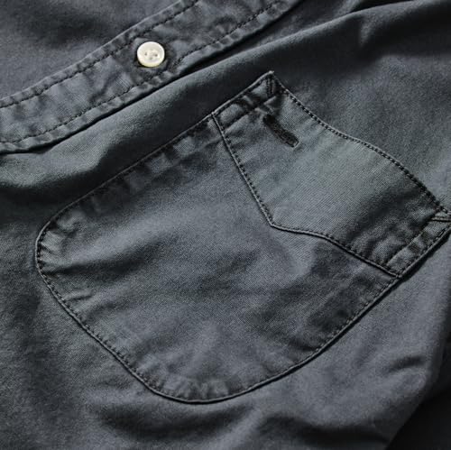 Huckberry Flint and Tinder Men's Classic Oxford Draftsmen Button Down Shirt- Stretch Fabric- Button Down Shirts for Men3