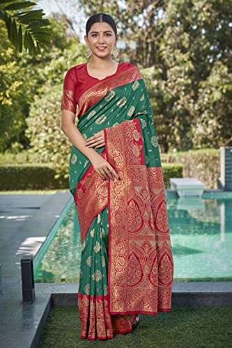 Image of Glory Sarees Women's Banarasi Silk Saree With Blouse Piece (Rich Silk101 Parent)