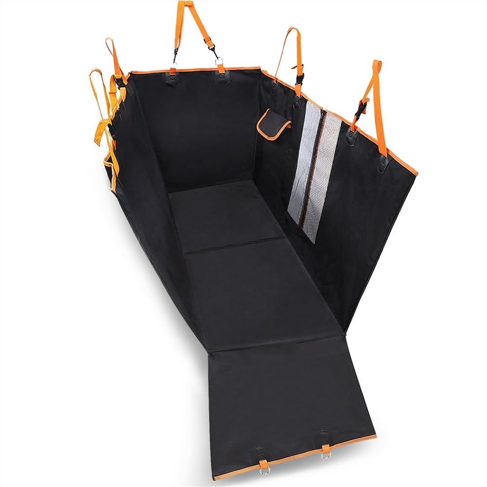 Funda Asiento Coche Perro Funda de Asiento de Coche para Perro, Almohadilla de Coche Multifuncional, Funda de Asiento para Cachorro, fácil de Llevar, Plegable Cubre Asientos Coche Perro