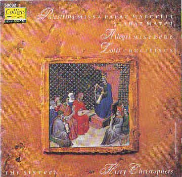 Sixteens, the - Harry Christophers - Palestrine - CD - 1990 [Audio CD] Sixteens, The; Harry Christophers; Palestrina; Antonio Lotti; Giovanni Pierluigi Da palestrina and Gregorio Allegri