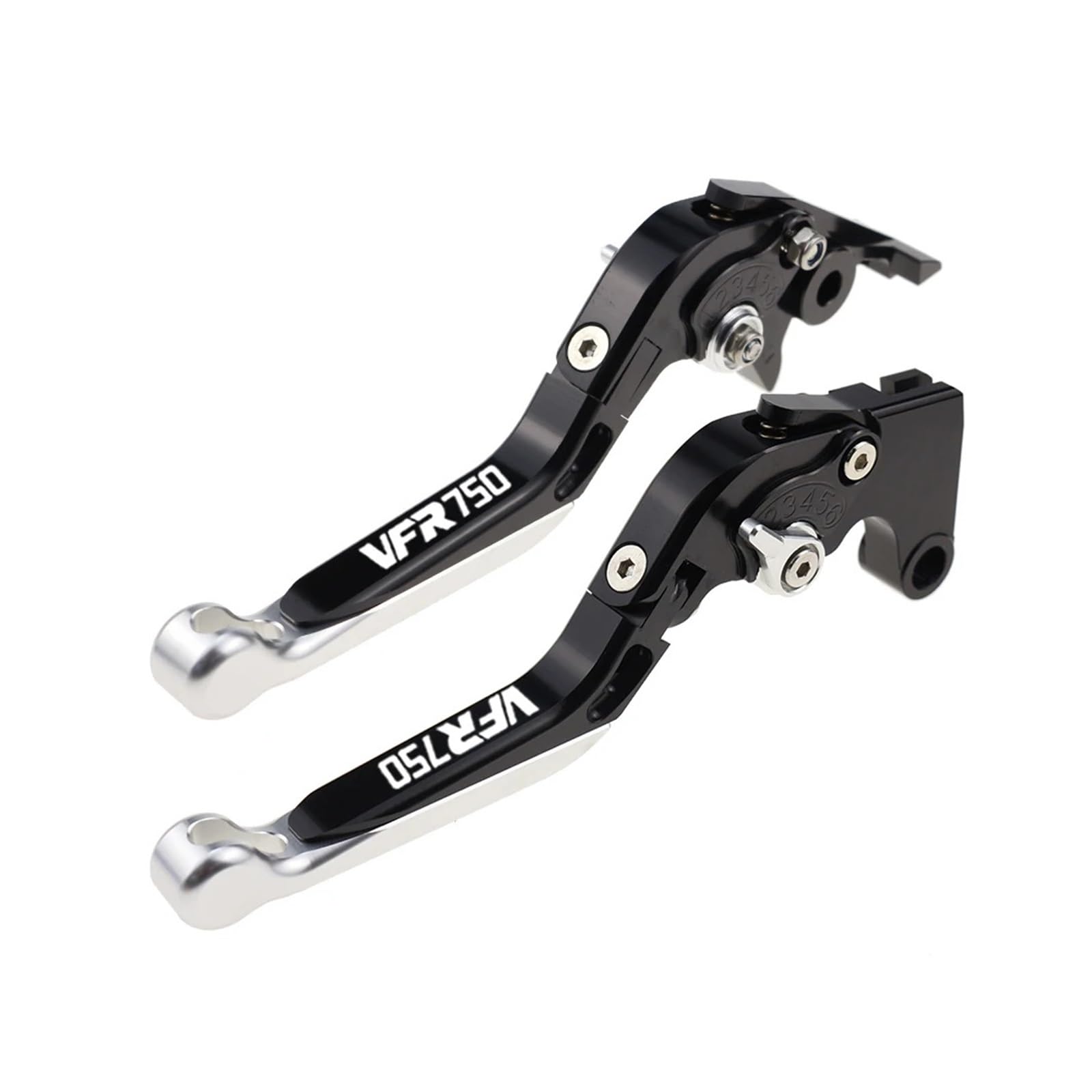 Yxbswbjd 04 Aluminum Alloy Folding Brake Lever For Vfr750 Motorcycle Folding Extendable Brake Clutch Levers(04)