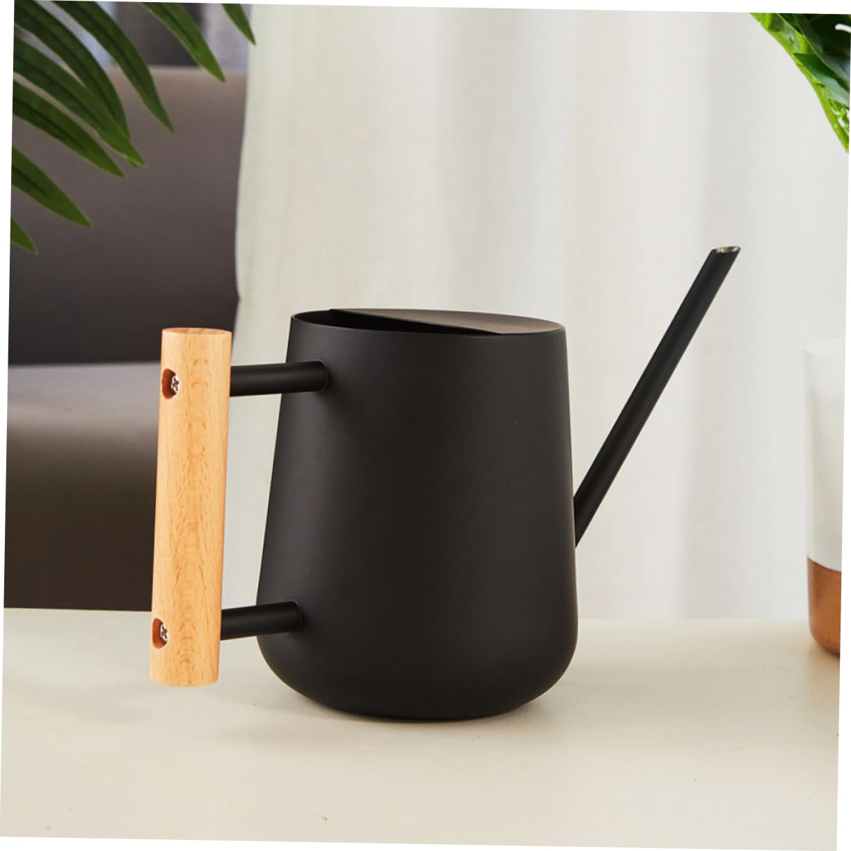 arrosoir en INOX arrosoir de Jardin arrosoir géant arrosoir de Style Moderne arrosoir à Long Bec Plantes d'intérieur arrosoir pour Plantes L'arrosage des Fleurs Peut Le Fer Noir