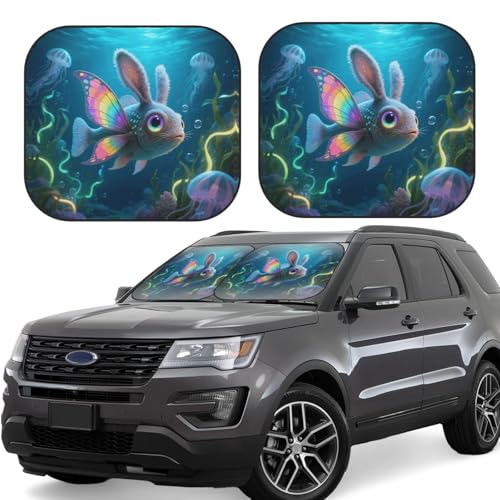 Pare-soleil universels pliables pour voiture et SUV lot de 2