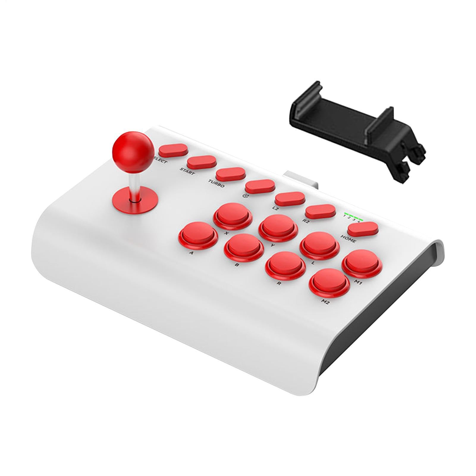 Mini Lucha Arca, Controlador Juego ArcaJoystick con Funciones | Turbo/Macro, ArcaGame Fighting Joystick para PC y Consolas Juegos Retro