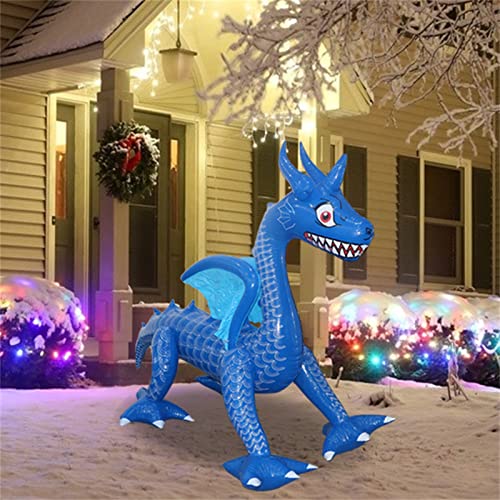 Zarup 6 Foot Christmas Inflatable Dinosaur Flying Dragon Outdoor Blow Up Yard Decoration For Decorations&Fall Holiday Lawn Decor Home Family Outside Party Display, Zar-1561-F, Multi-Colored #TOP3