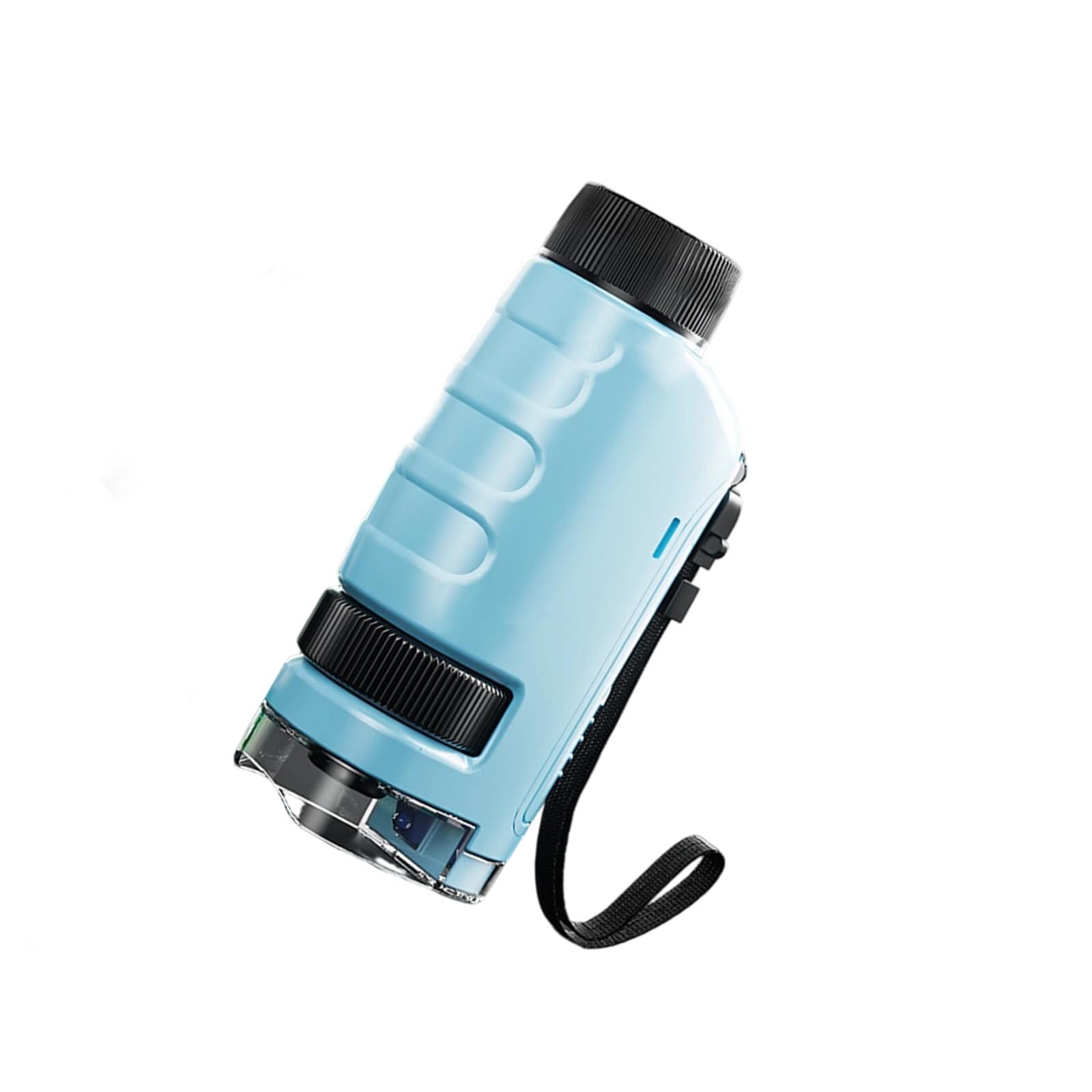 Fromceo Blue Lightweight Travel Microscope With Multiple Magnification Option For Explorers To Discover Microscopic Portable Microscope