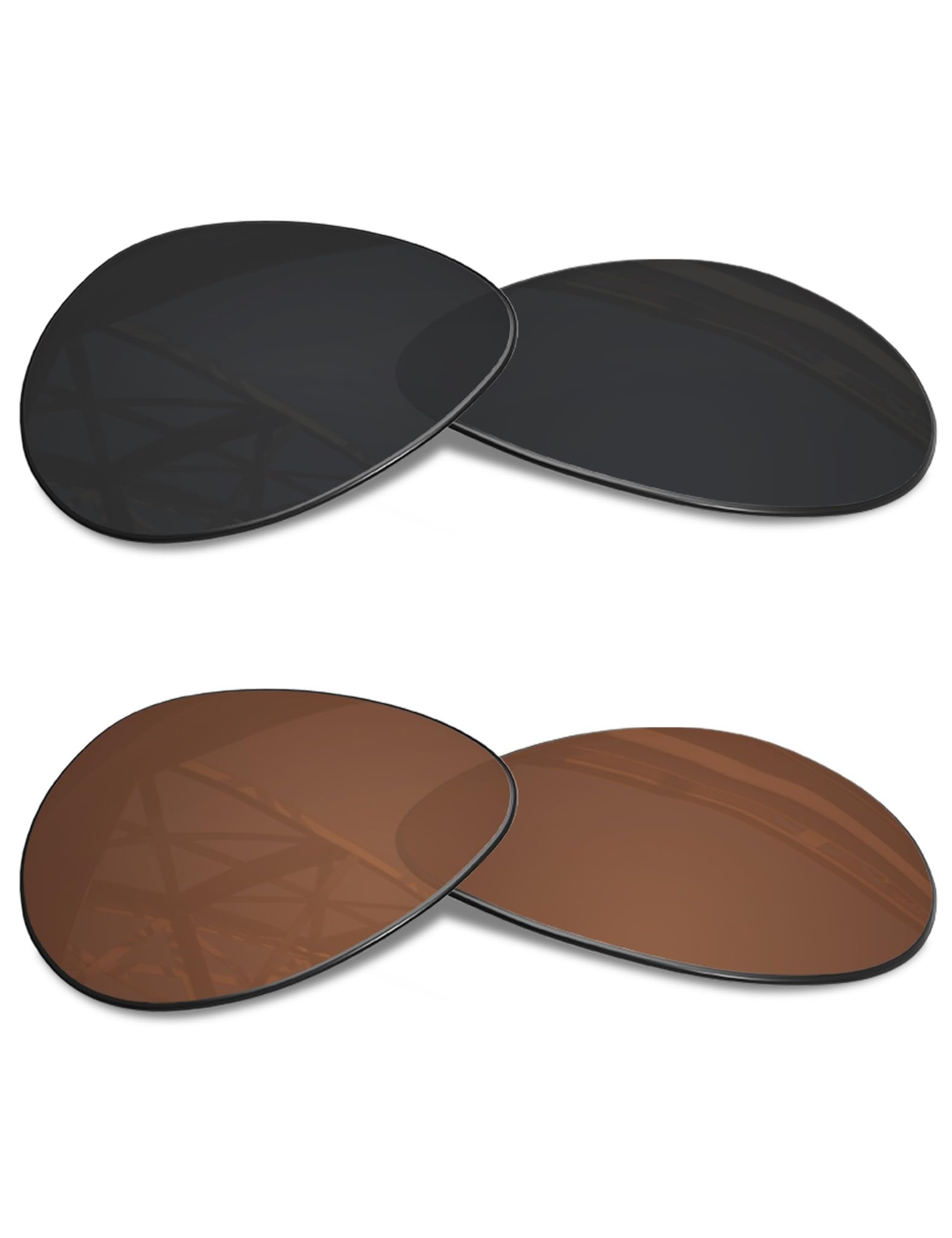 Replacement Lenses for Ray-Ban Aviator RB3025 55mm/58mm/62mm Sunglass