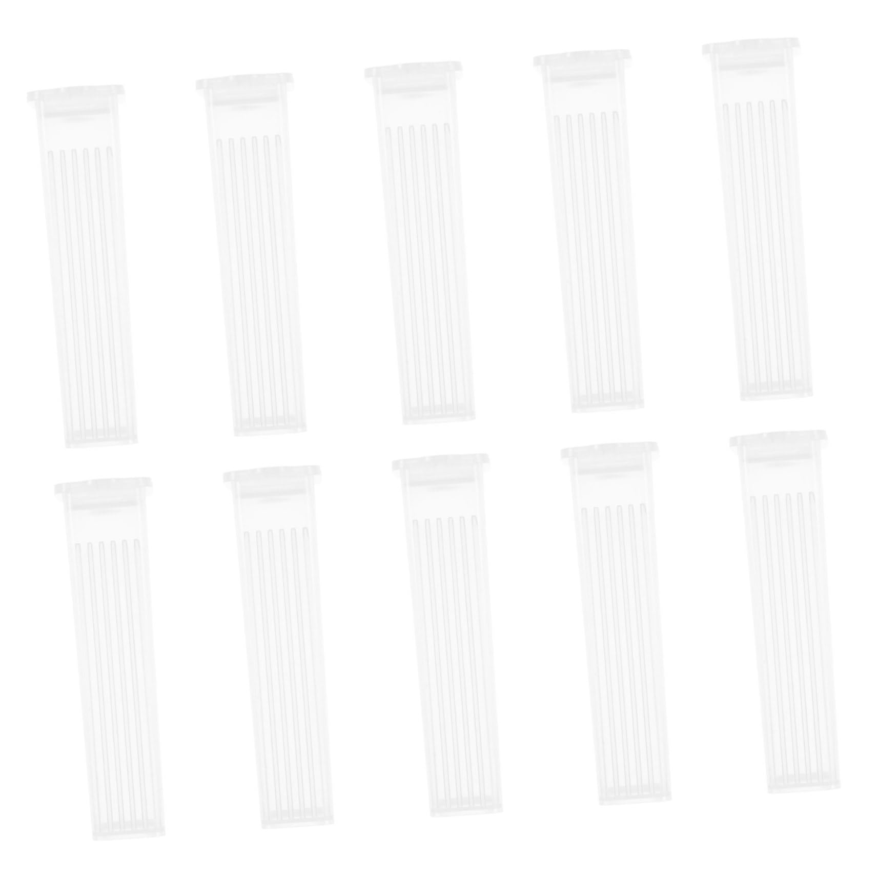 STOBAZA 10pcs Pathological Slide Storage Box Staining Jar Staining Tank Cotton Swab Pads Holder Specimen Jar Lab Staining Container Slide Staining Jar Transparent Plastic