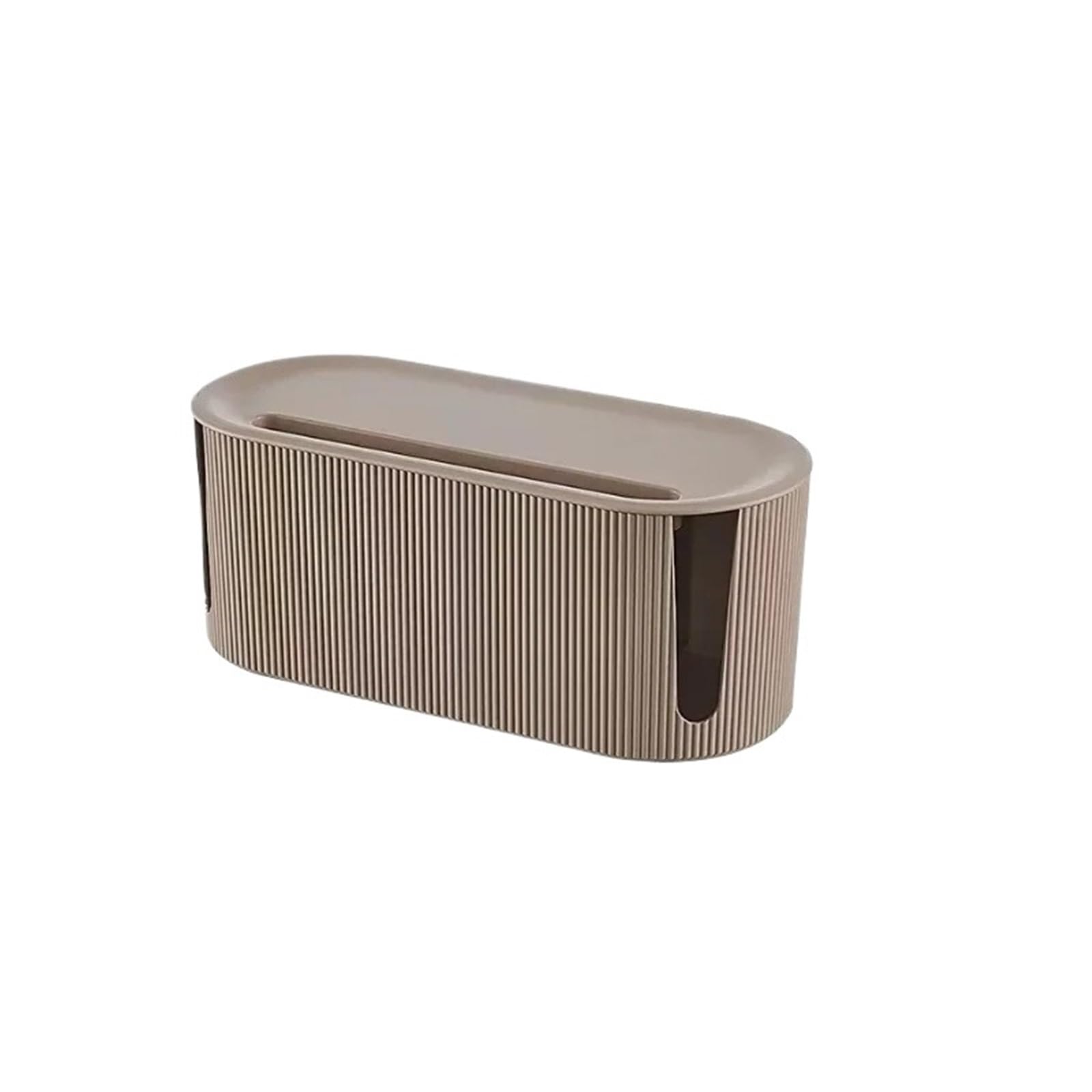 2PCS Board Storage Box Cable Wire Organizer Case Socket Wireless WiFi Router Bracelet Desktop Data Line Plug Holder Shelf for Office and Home(Khaki Box)