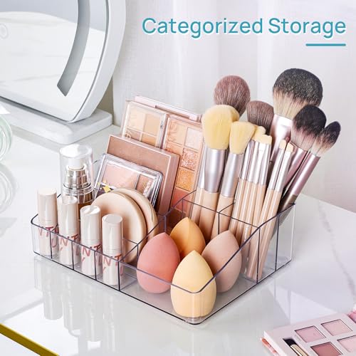 Vtopmart-3-Tier-Clear-Makeup-Organizer-with-2-Drawers-Smart-Storage-Layout-Clear-for-Better-Visibility-Stackable-Large-Capacity-for-Makeup-Lipstick-Brush-Skincare