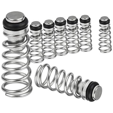8 PCS Poppet Valve Universal Poppet Valve Keg Poppet Valve Ball Lock Poppet Valve Pin Lock Poppet for Homebrewing (8 PCS) Cover