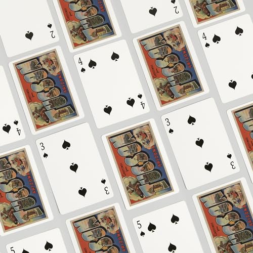 Lantern Press naipes poker 52 cartas vintage Tucson miniatura 4