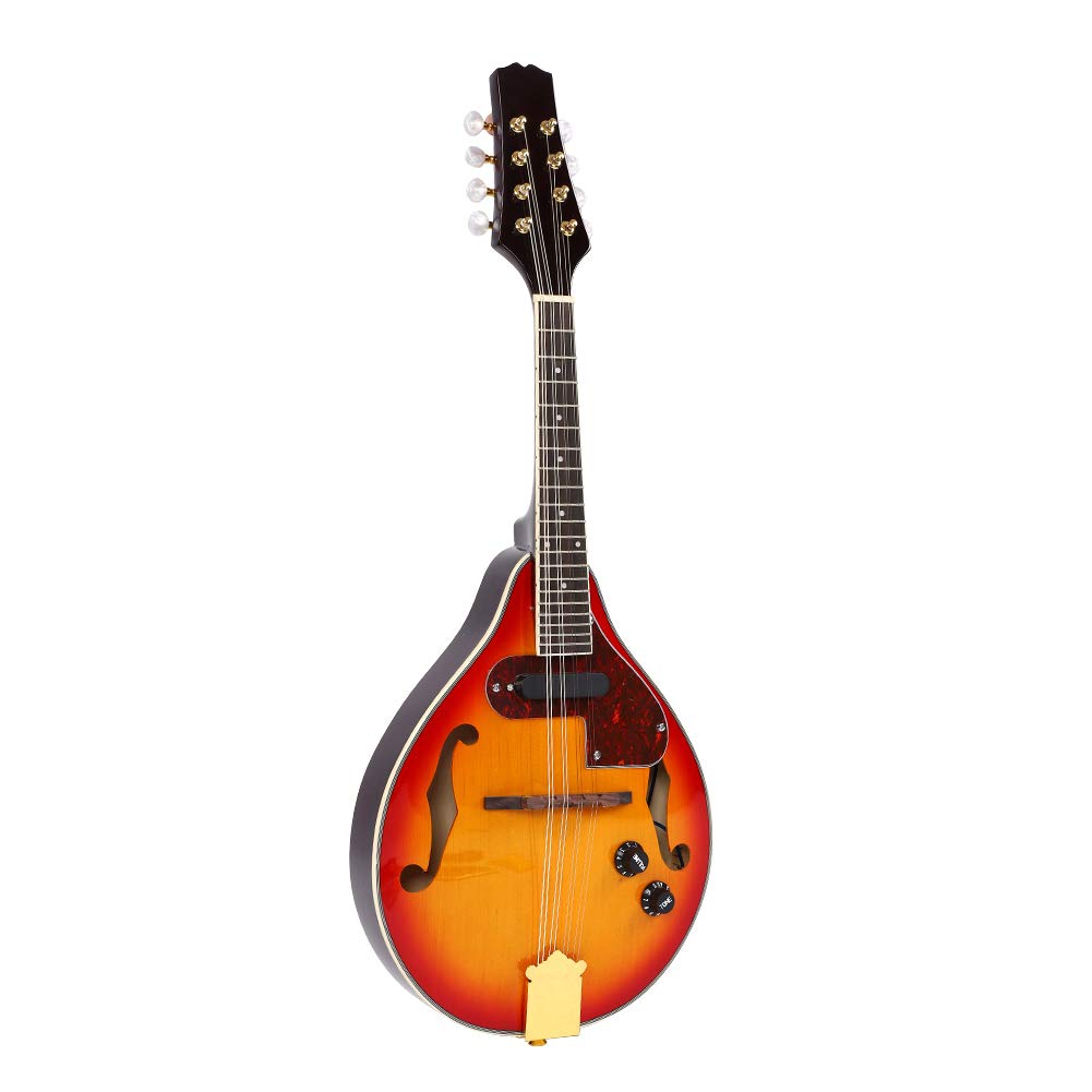 CloudboxGuitars Musical Instrument 8 String Mandolin Musical Instrument Sunburst A Style Acoustic Electric Mandolin Accessirues