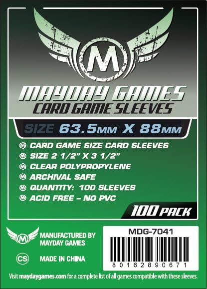 Amazon.com: Mayday Games Hegemony -Standard Compatible Card Sleeve Bundle :  Toys & Games