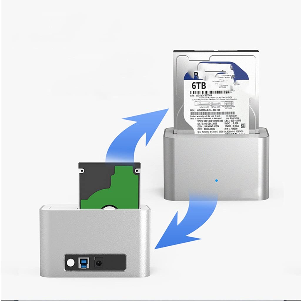 High Speed Case Hd Externo Sata na USB 3.0 Hd 3.5 Zewnętrzny dysk twardy HDD Stacja dokująca SATA Aluminium 1 Bay