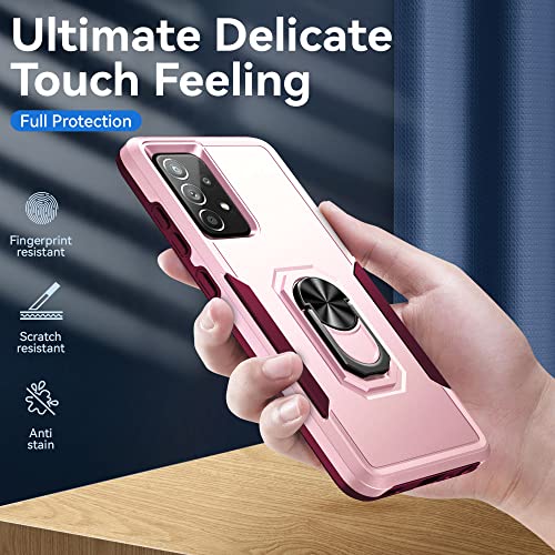 Étui de protection rigide Samsung A13 anti-fissure d'écran vert - 5