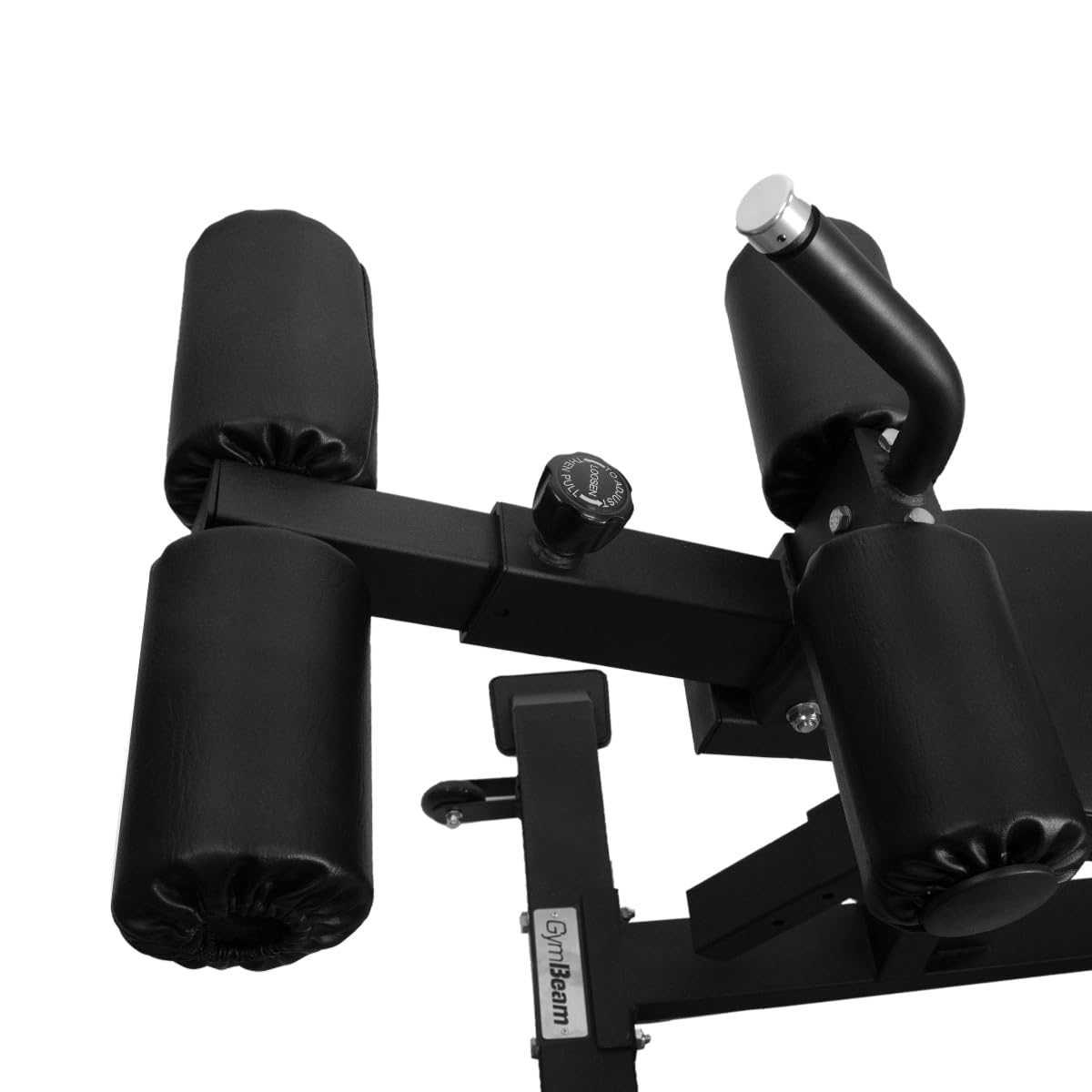 GymBeam Verstellbare AB Bench für effektives Bauchmuskeltraining - Hochwertige Home-Gym-Ausstattung, Sit-Up-Bank mit Verstellbarer Neigung für kommerzielles und heimisches Gym-Equipment, Schwarz