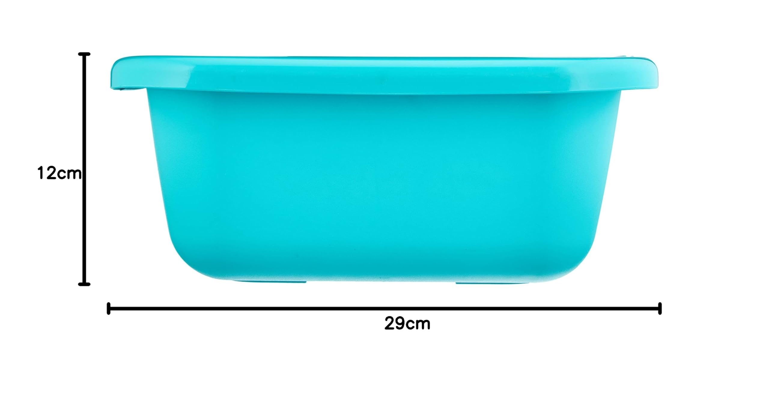 Curver Miska czworokątna 6,0 l w kolorze niebieskim Molokai plastik, 29,3 x 29,3 x 12 cm