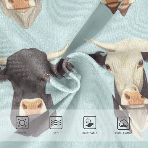 Wusikd Cow Heads Boys' Underwear Cotton Boys Briefs Soft Toddler Underwear 2T3