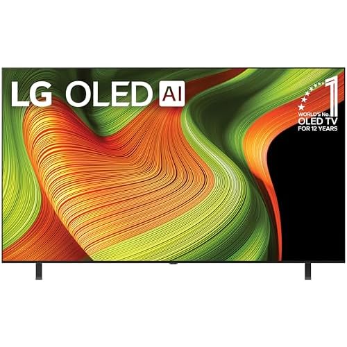 LG 83-Inch Class OLED AI 4K B5 Series Smart TV w/Dolby Atmos, Dolby Vision, HDR10, AI Super Upscaling 4K, Filmmaker Mode, Wow Orchestra, Alexa Built-in (OLED83B5PUA, 2025)