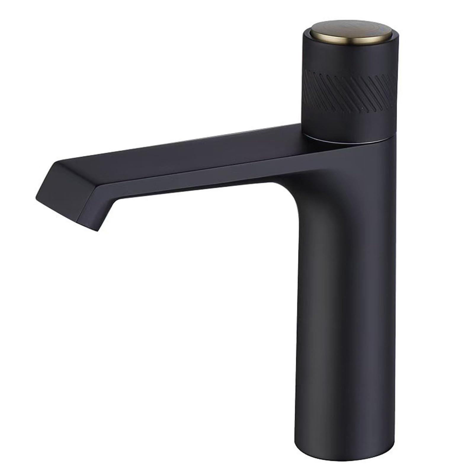 FQWNCIEG Bathroom Sink Taps Basin Mixer Tap Waterfall Basin Tap Black Brass Taps for Bathroom Basin