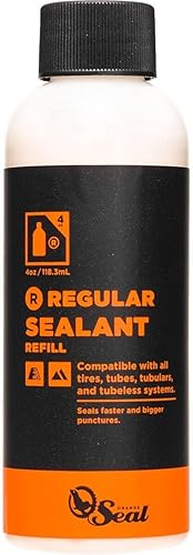 Miniatura 11 de Orange Seal - Sellador de neumáticos de bicicleta sin cámara de fórmula regular Sellado rápido, punción de hasta 1/4 pulgadas para neumáticos